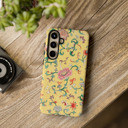 Flower Illustration by Owen Jones Phone Cases