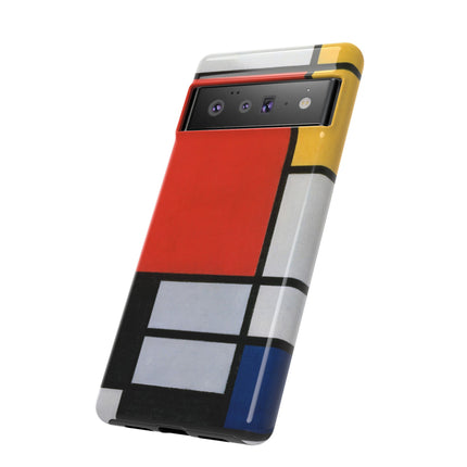 Composition with Red, Yellow, Blue, and Black by Piet Mondrian Phone Cases