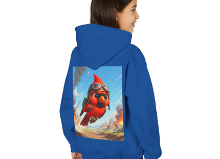 Cardinal Dive Bomber Youth Heavy Blend Hooded Sweatshirt