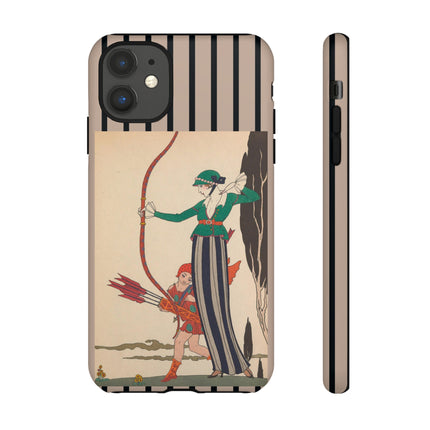 L'Arc Rouge by George Barbier Phone Cases
