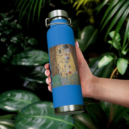 The Kiss by Gustav Klimt Copper Vacuum Insulated Bottle, 22oz
