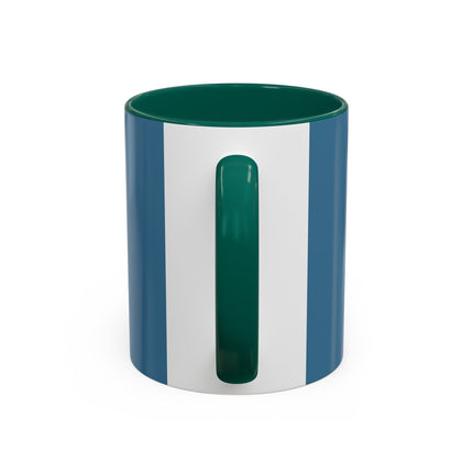 ❤️❄️ The Winter Heart Messenger Colorful Mug – Art Deco Snow Garden Fantasy