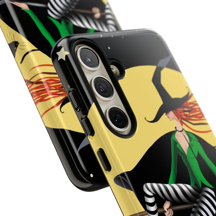 A Witch’s Moonlit Flight Phone Cases