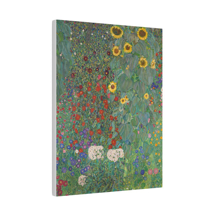 Farm Garden with Sunflowers by Gustav Klimt Matte Canvas, Stretched, 0.75"