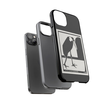 A Lame Marabou by Samuel Jessurun de Mesquita Phone Cases