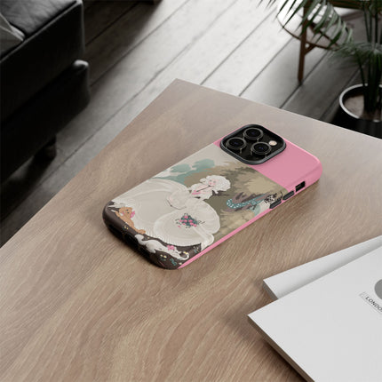 Rococo Garden Reader Phone Case – Whimsical Elegance & Timeless Charm