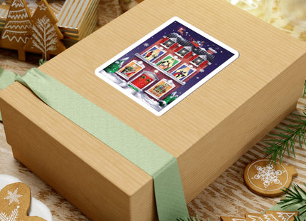 A Christmas Eve Celebration Kiss-Cut Stickers (4 Sizes)