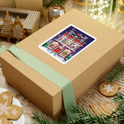 A Christmas Eve Celebration Kiss-Cut Stickers (4 Sizes)