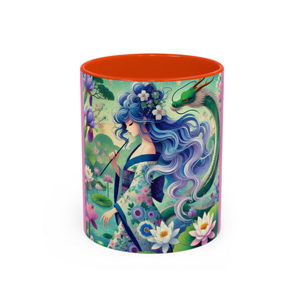 Fairy of the Koi Pond Colorful Mugs (11oz, 15oz)