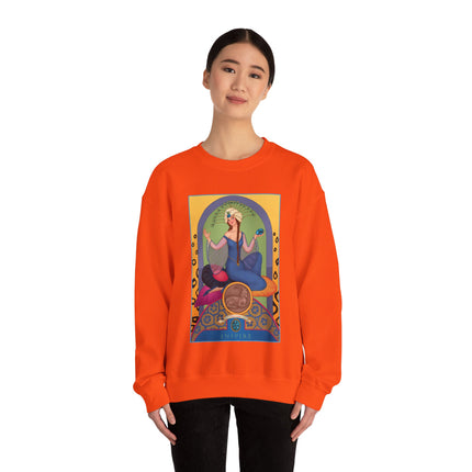 December & Tanzanite (from the Gem Series) by Sofia Chiostri Heavy Blend™ Crewneck Sweatshirt