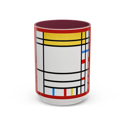 Place de la Concorde by Piet Mondrian Colorful Mugs (11oz, 15oz)