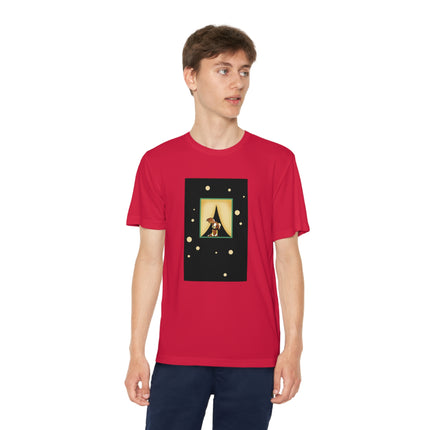 Playful Paws Youth Competitor Tee – Vintage Charm & Curious Adventure