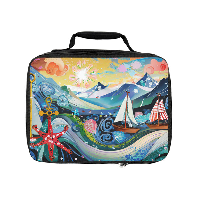 Nautical Patterns Lunch Bag