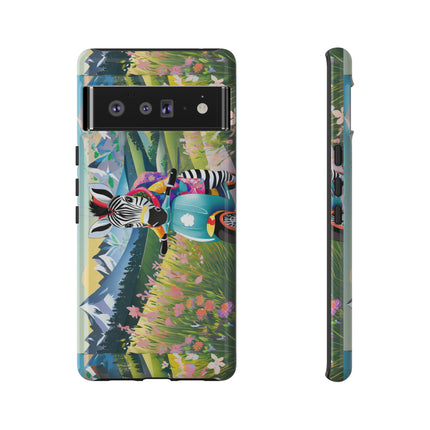 Stripes on Wheels Phone Cases