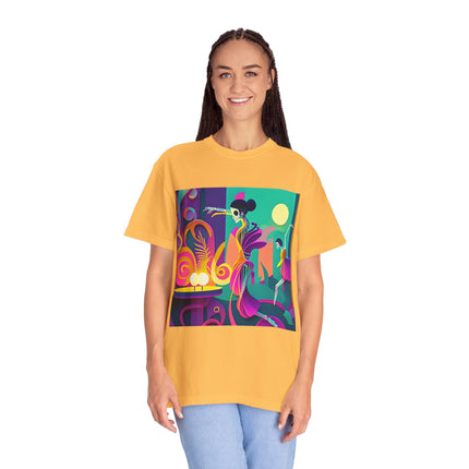 Dance of the Skeleton Ballerinas Unisex Garment-Dyed T-shirt