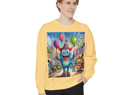 Monster Parade Madness Unisex Garment-Dyed Sweatshirt