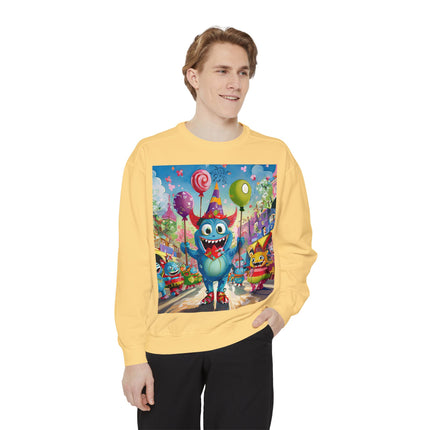 Monster Parade Madness Unisex Garment-Dyed Sweatshirt