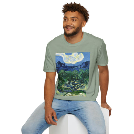 Olive Trees by Vincent Van Gogh Softstyle T-Shirt