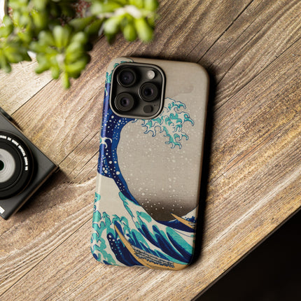 The Great Wave off Kanagawa by Katsushika Hokusai Phone Cases