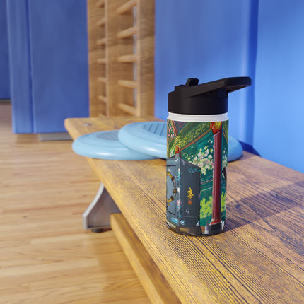 Cyber Panther's Hunt Stainless Steel Water Bottle