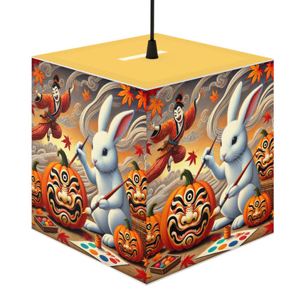 Halloween Rabbit’s Kabuki Jack-o’-Lanterns Light Cube Lamp