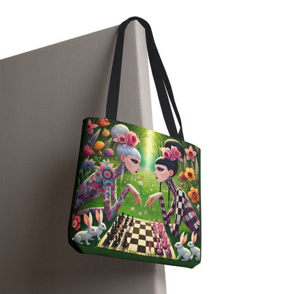 The Spring Gambit: A Fairy’s Move Tote Bag – Whimsical Chess & Spring Magic