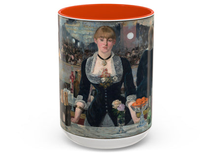 A Bar at the Folies-Bergère by Edouard Manet Colorful Mugs (11oz, 15oz)
