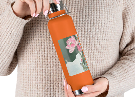 Blooming Lotus Flowers by Ohara Koson Vacuum Insulated Bottle, 22oz