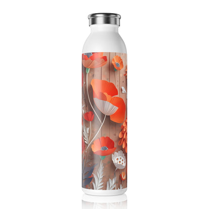 Poppy Fairy Slim Water Bottle