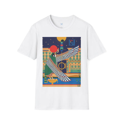 Winged Sun Disc & Falcon T-Shirt – Emblem of Hermes Trismegistus