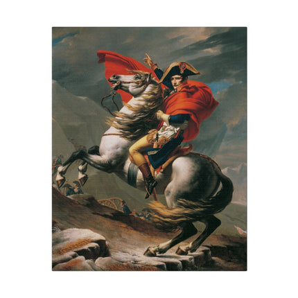 Napoleon Crossing the Alps by Jacques-Louis David Matte Canvas, Stretched, 0.75"