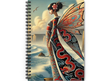 Coastal Fairy Spiral Notebook — Ruled Line
