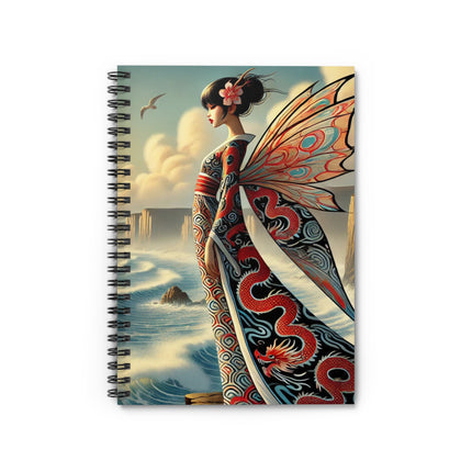 Coastal Fairy Spiral Notebook — Ruled Line