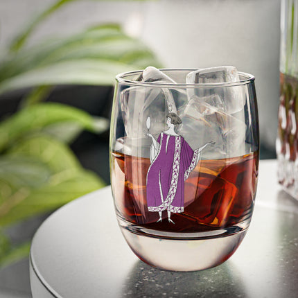 Jamais prêtes! (Never Ready!) by Charles Martin Whiskey Glass