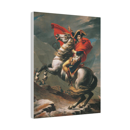 Napoleon Crossing the Alps by Jacques-Louis David Matte Canvas, Stretched, 0.75"