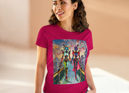 Cyber Punk Robot Models Cotton Tee