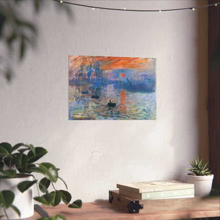 Sunrise by Claude Monet Matte Horizontal Posters