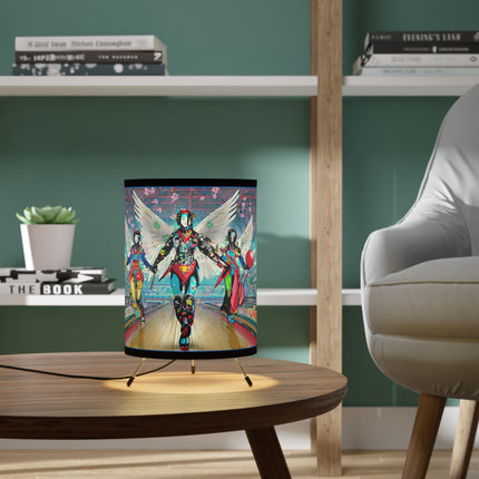 Samurai Robot Angels Tripod Lamp