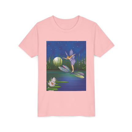 Fairy on a Dragonfly by Ida Rentoul Outhwaite Youth Short Sleeve Tee