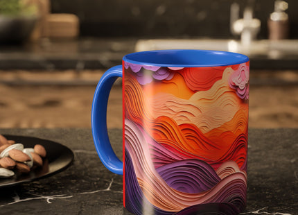 Dramatic Sunset Sky Colorful Mugs (11oz, 15oz)