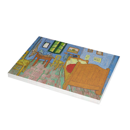 The Bedroom by Vincent van Gogh Postcards (envelopes included) - Bundles of 10, 30, 50 Pieces