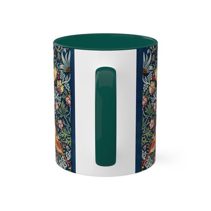 Strawberry Thief by William Morris Colorful Mugs, 11oz