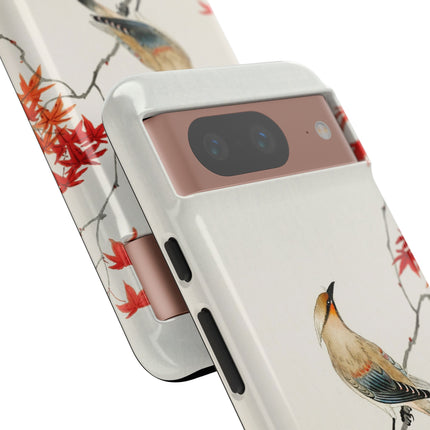 Japanese Bird on Maple by Ohara Koson Phone Cases