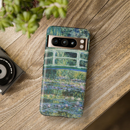 Water Lilies and Japanese Bridge by Claude Monet Phone Cases