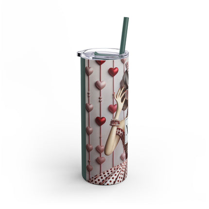 Fashionably Yours, XOXO Skinny Matte Tumbler, 20oz