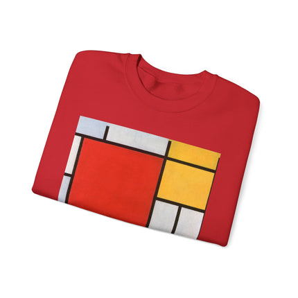 Composition with Red, Yellow, Blue, and Black by Piet Mondrian Heavy Blend™ Crewneck Sweatshirt