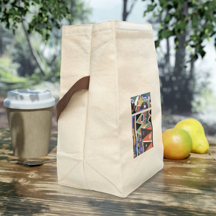Collection decors et couleurs Pl.03 by Georges Valmiers Canvas Lunch Bag With Strap