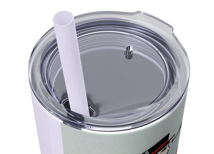 Costume de Yacht by George Barbier Skinny Tumbler with Straw, 20oz