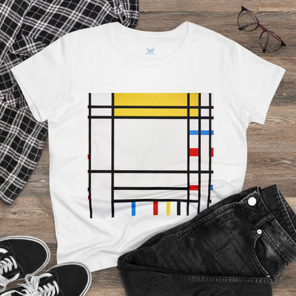 Place de la Concorde by Piet Mondrian Women's Midweight Cotton Tee