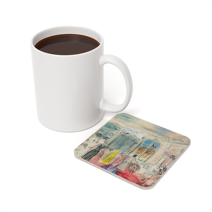 Haute Couture Salon by Raoul Dufy Coaster – Fashion & Fauvist Elegance